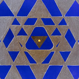 Sri Yantra blue 100cm