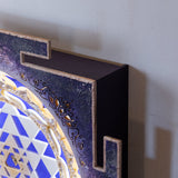 Sri Yantra blue 100cm