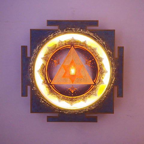 Ganesh Yantra, violet