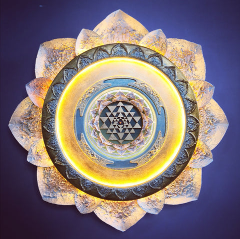 Lotus  Sri Yantra 80 cm