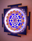 Sri Yantra blue